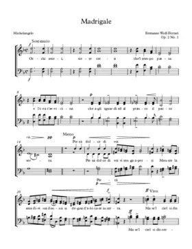 Madrigale, Op. 2 No. 1