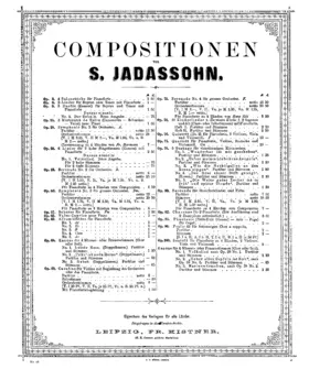 3 Morceaux de salon