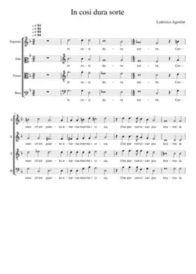 In cosi dura sorte