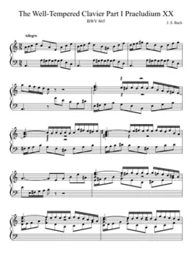 Prelude and Fugue in A minor BWV 865