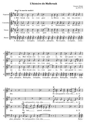 L'histoire de Malbrouk