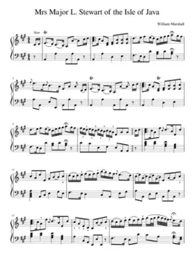 Mrs Major L. Stewart of the Isle of Java