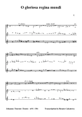 O gloriosa regina mundi