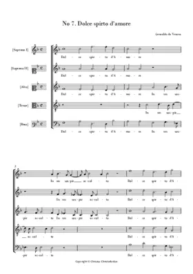 Dolce spirto d'amore