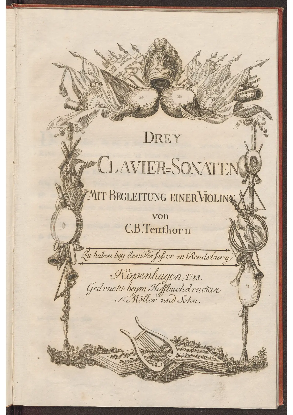 3 Sonatas for Keyboard and Violin - Page 1