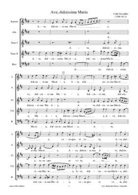Ave, dulcissima Maria