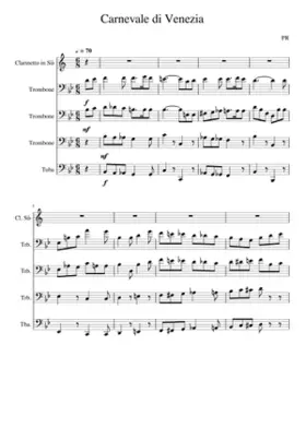 Il carnevale di Venezia Op.10