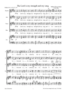 The Lord is my strength and my song