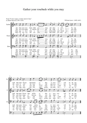 Gather your rosebuds while you may