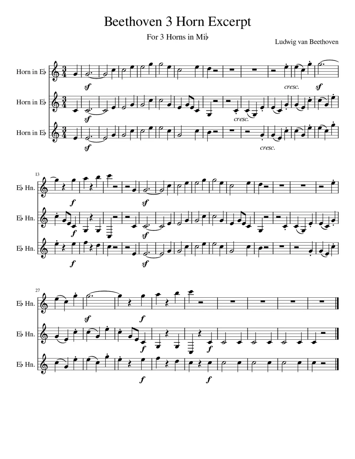 Symphony No.3 Op.55 - Page 1