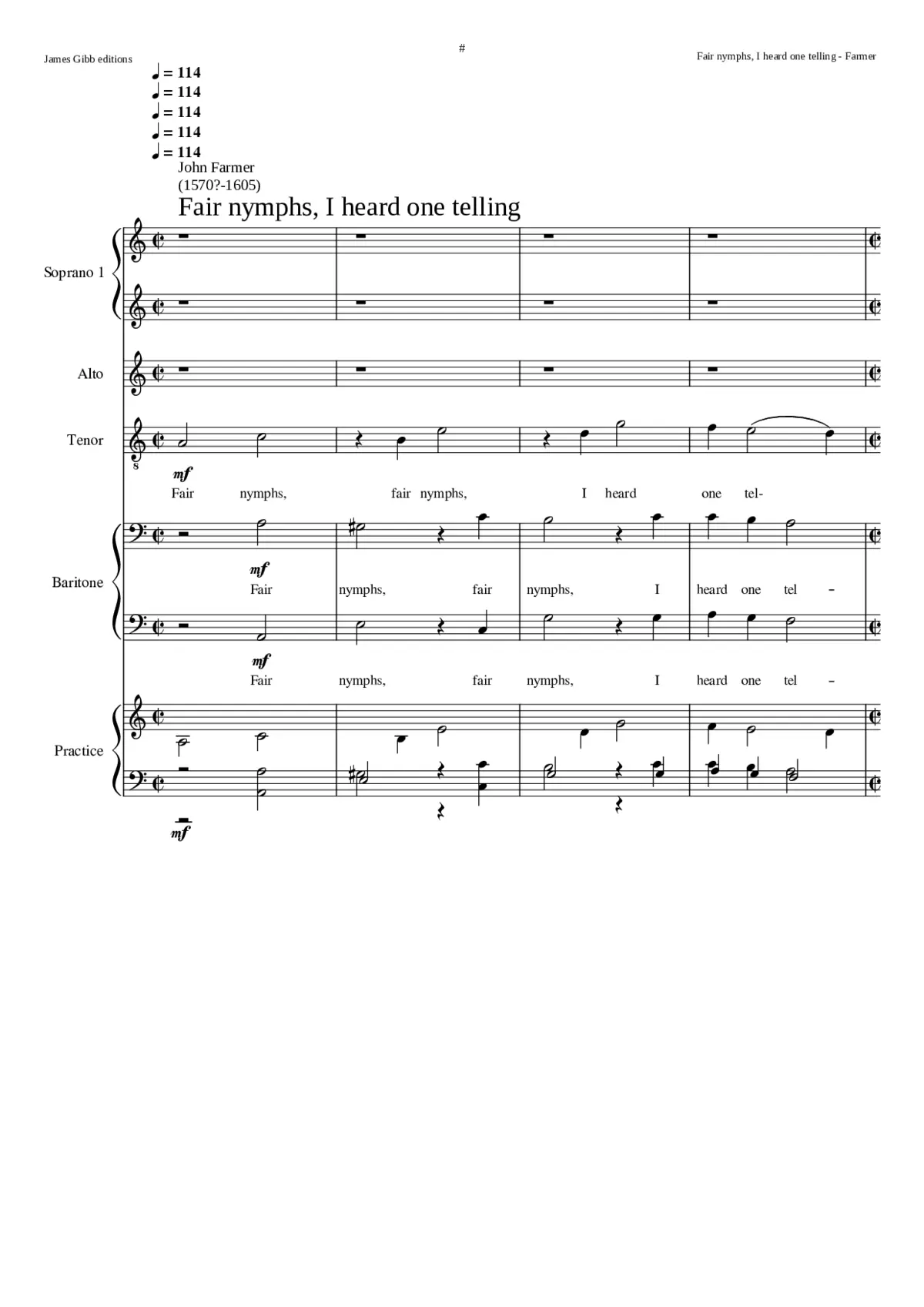 Fair nymphs I heard one telling - Page 1