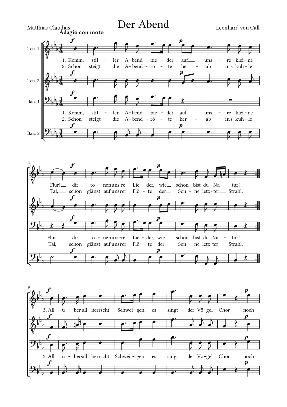 Der Abend - Page 1