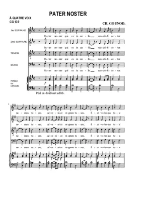 Pater noster, CG 139