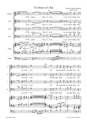 Thanksgiving Te Deum, Op. 143