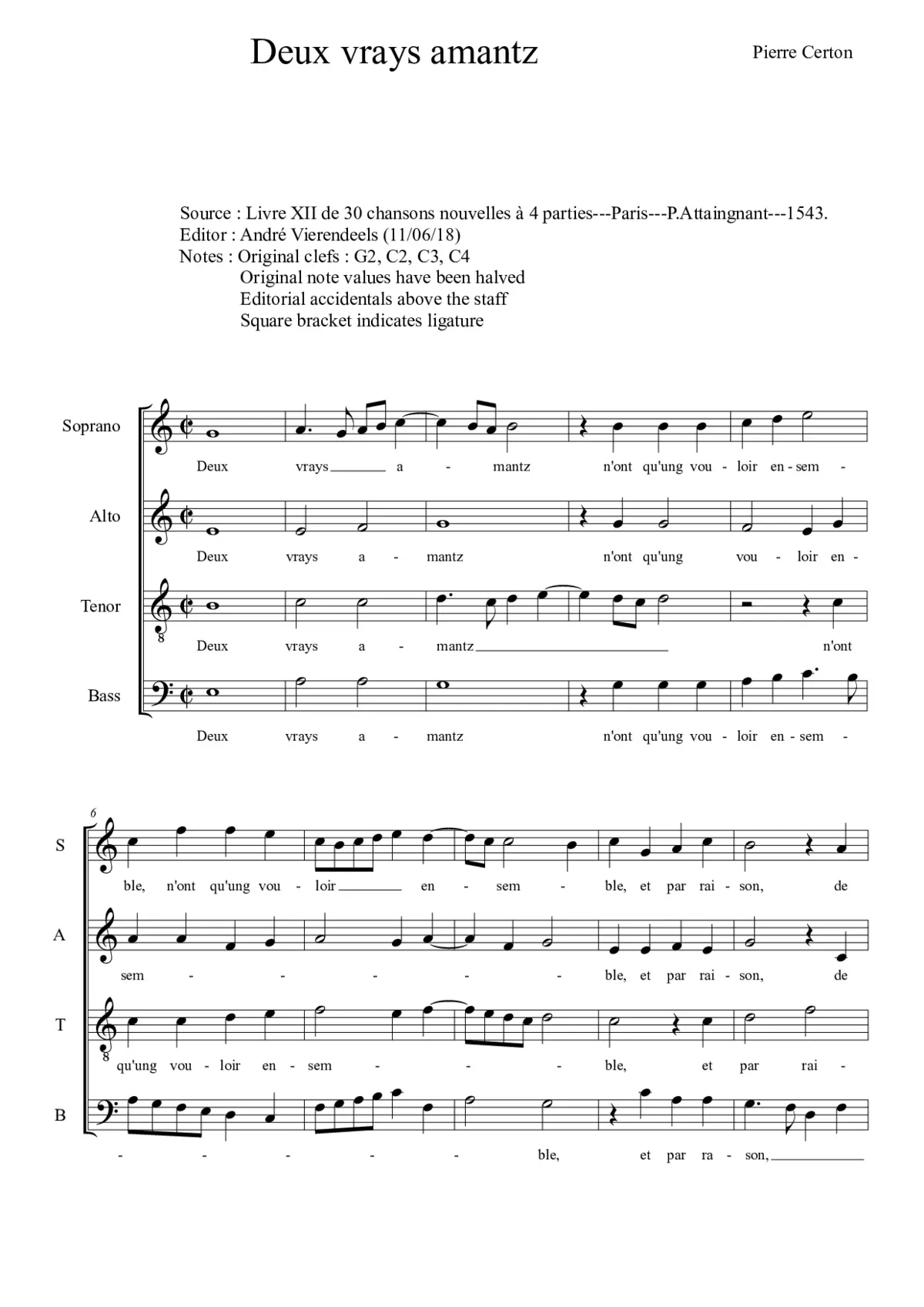 Deux vrays amantz - Page 1