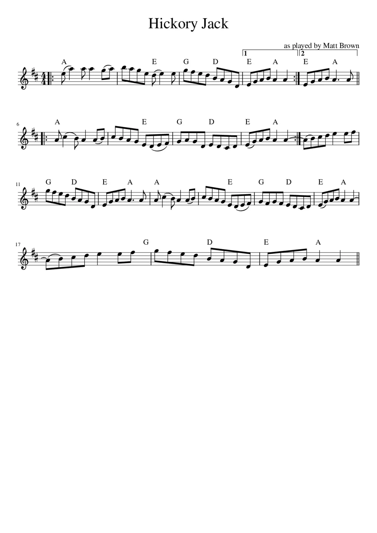 Hickory Jack - Page 1