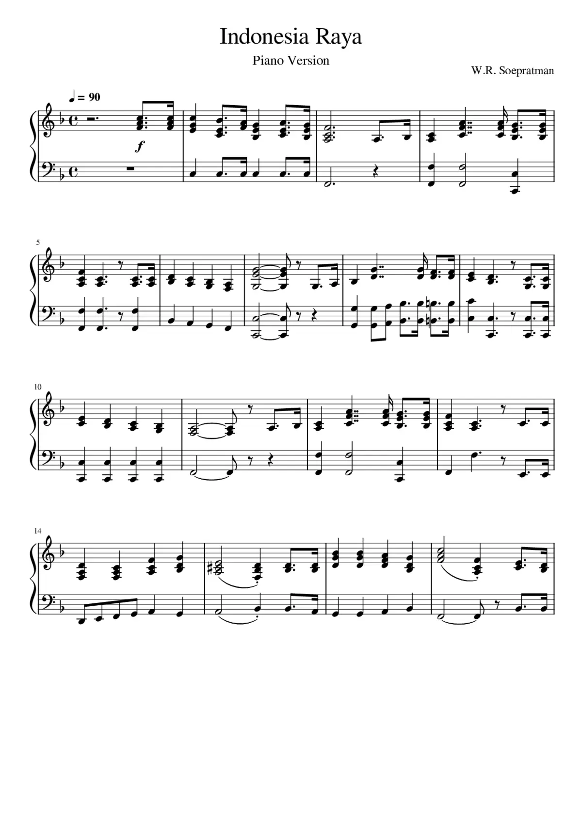 indonesia raya - Page 1