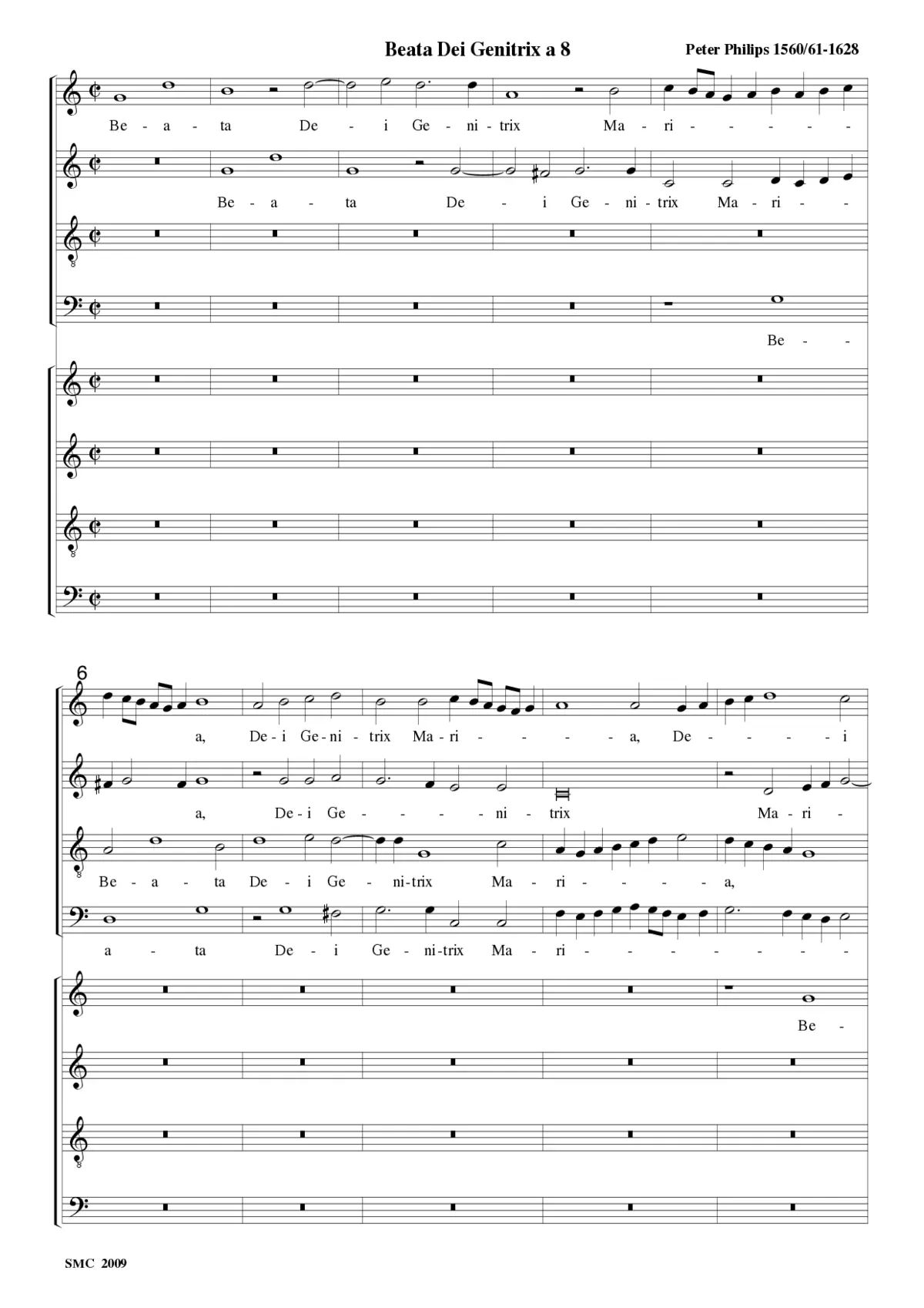 Beata Dei genitrix - Page 1