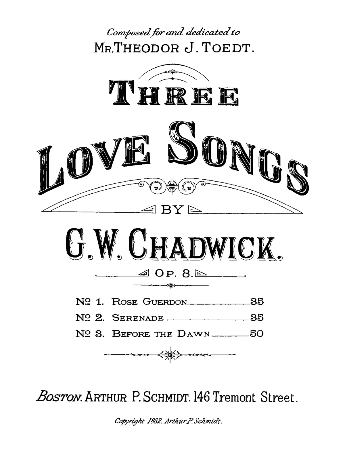 3 Love Songs - Page 1