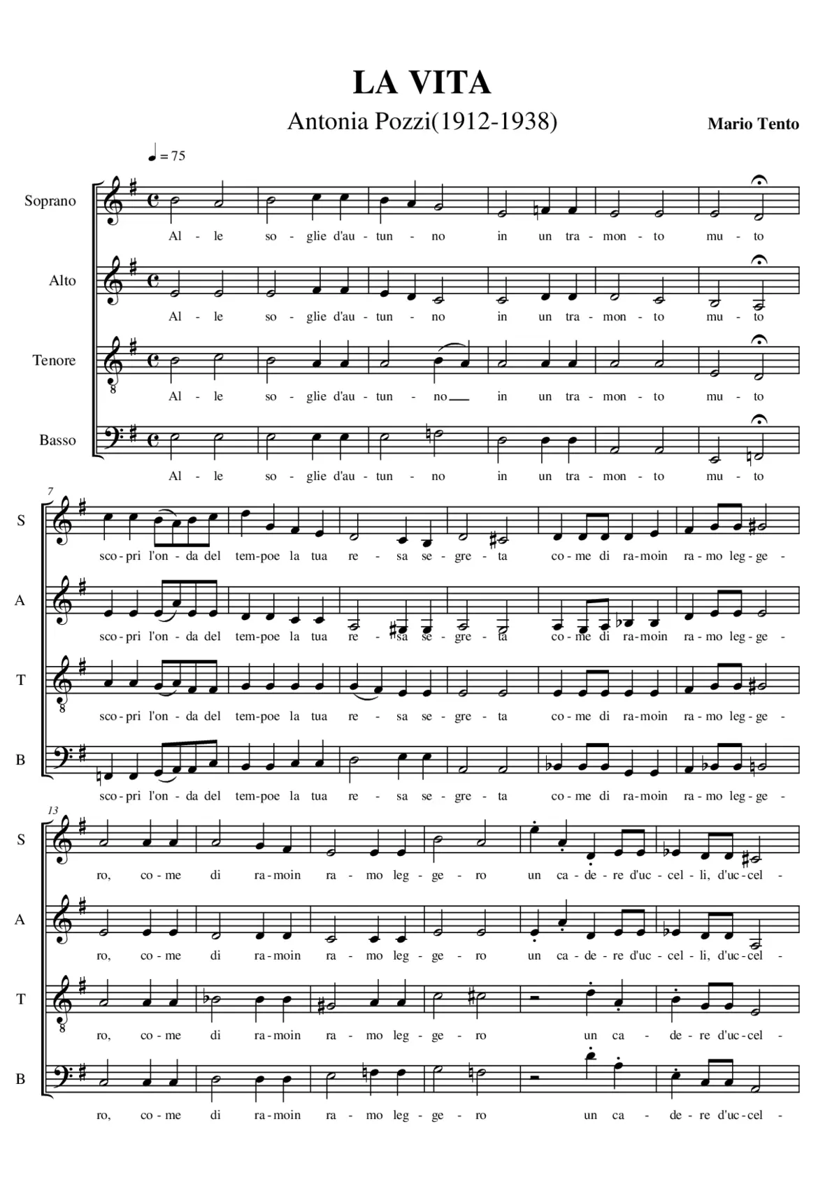 La Vita - Page 1
