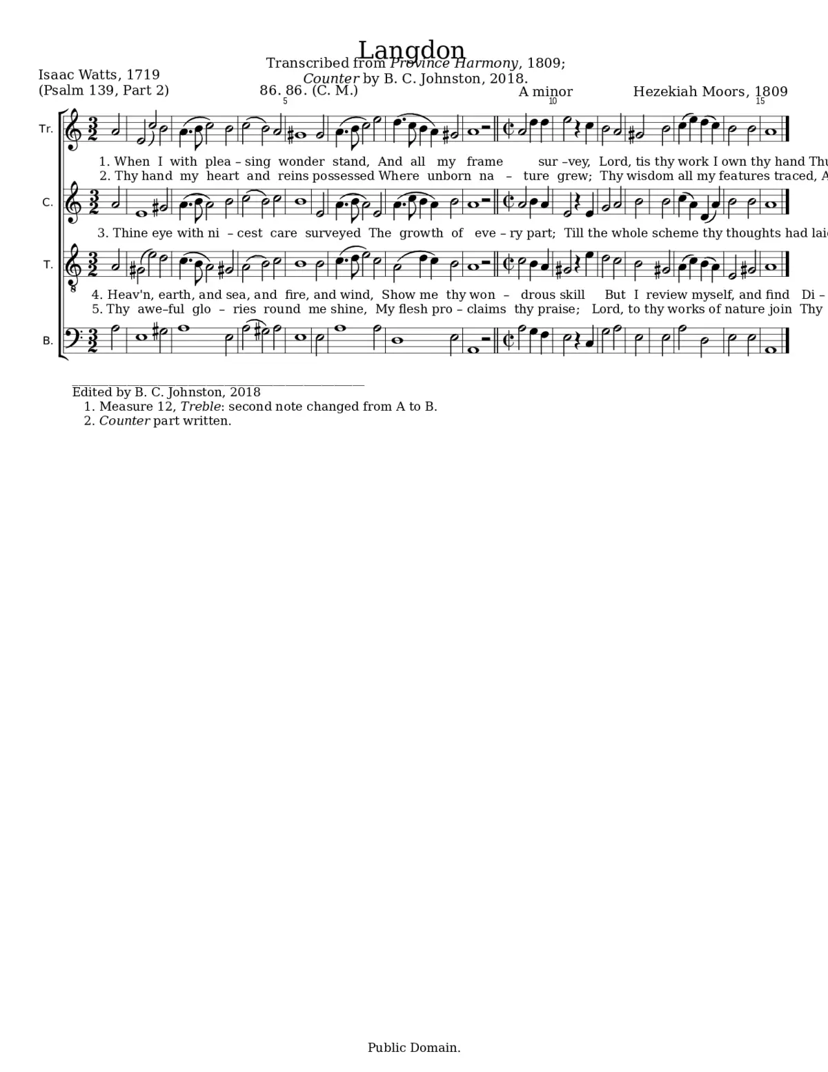 Langdon - Hezekiah Moors - Page 1