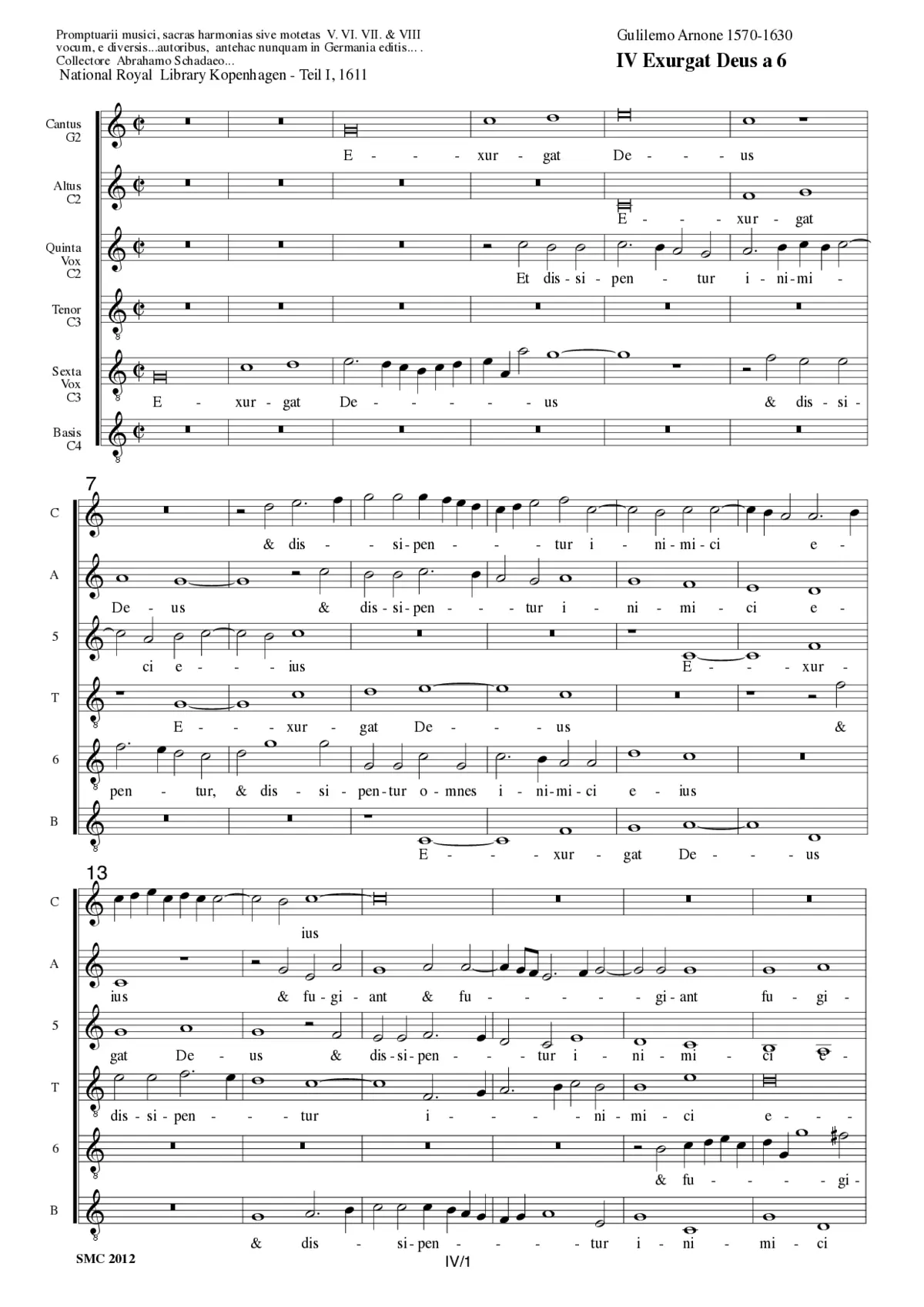 Exurgat Deus a 6 - Page 1