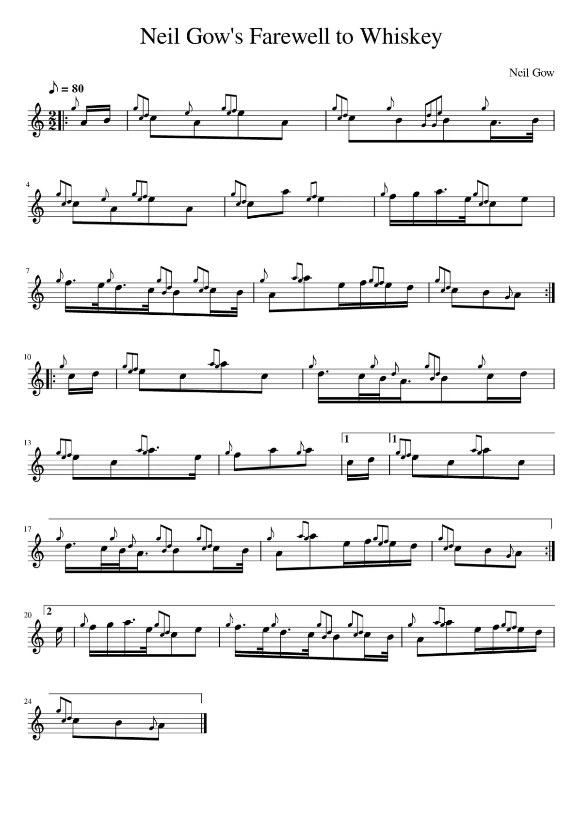 Farewell to Whiskey - Page 1