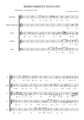 Hodie Christus natus est