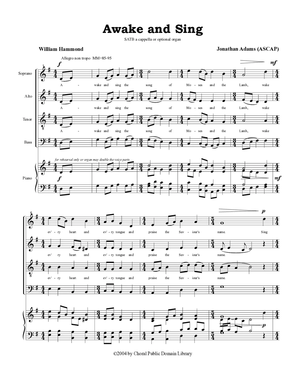 Awake and sing - Page 1