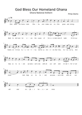 God Bless Our Homeland Ghana (National Anthem of Ghana)