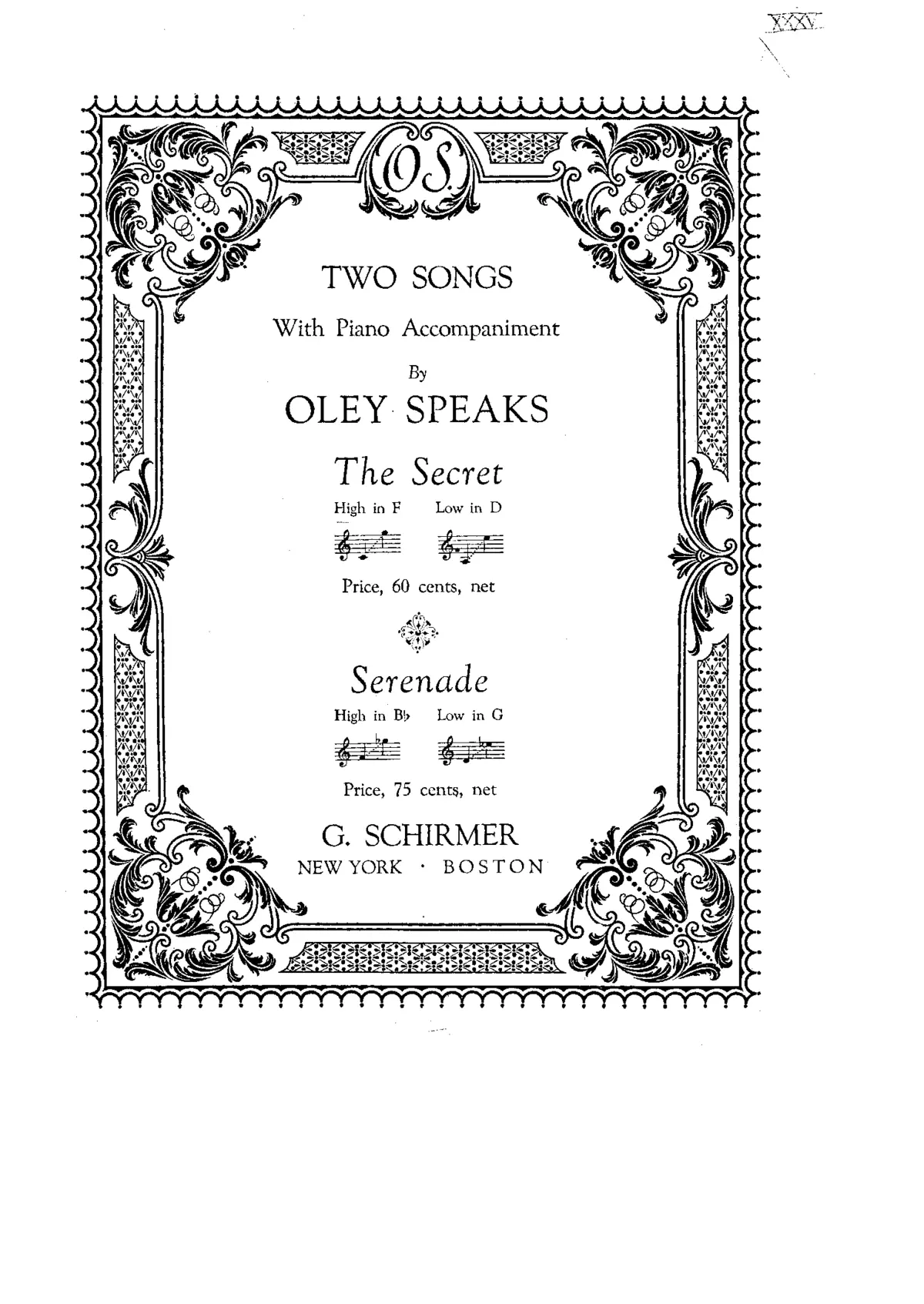 2 Songs - Page 1