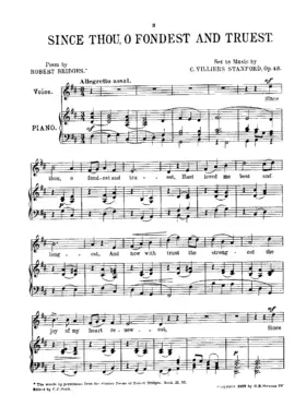 3 Songs of Robert Bridges