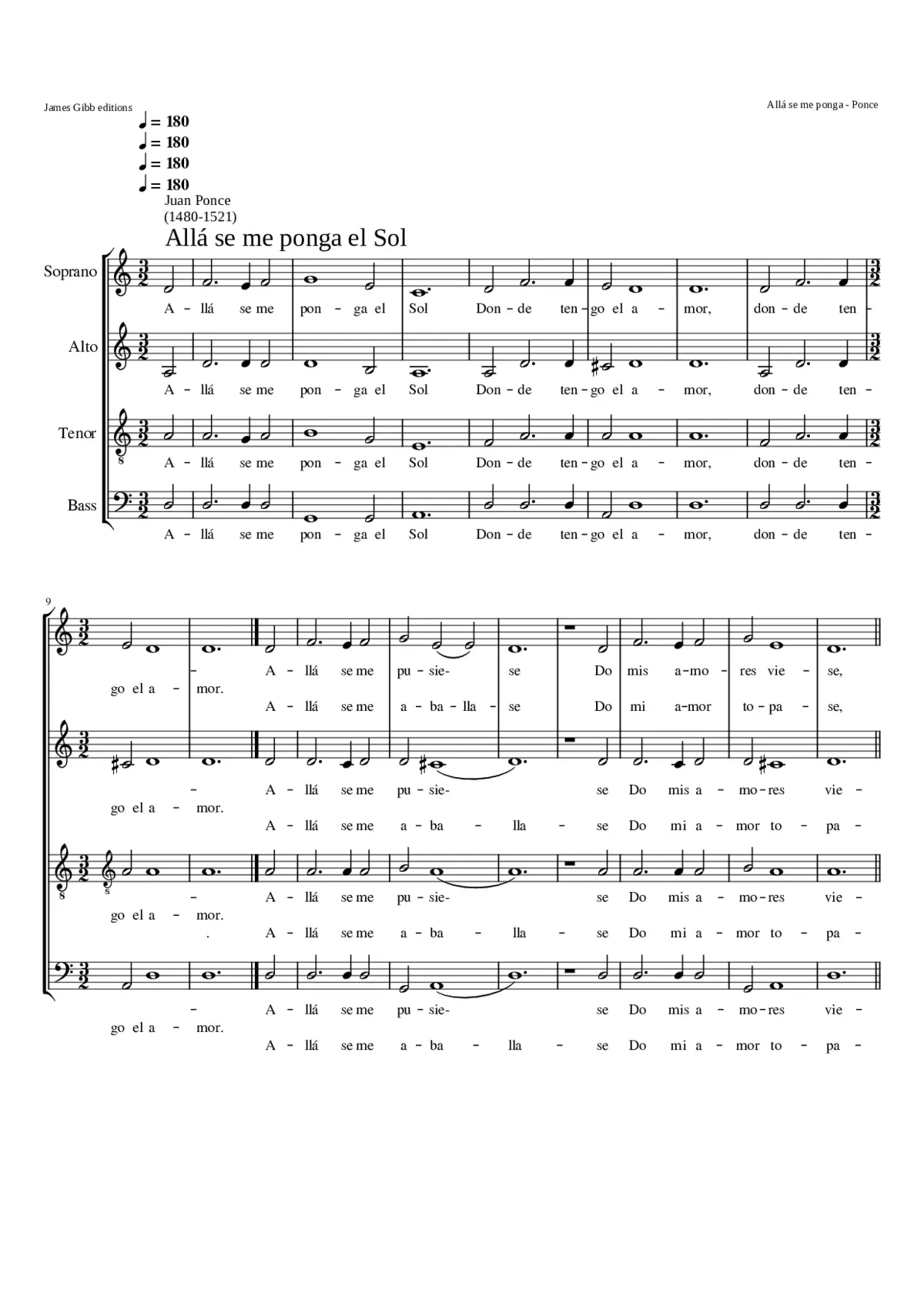 Allá se me ponga el sol - Page 1