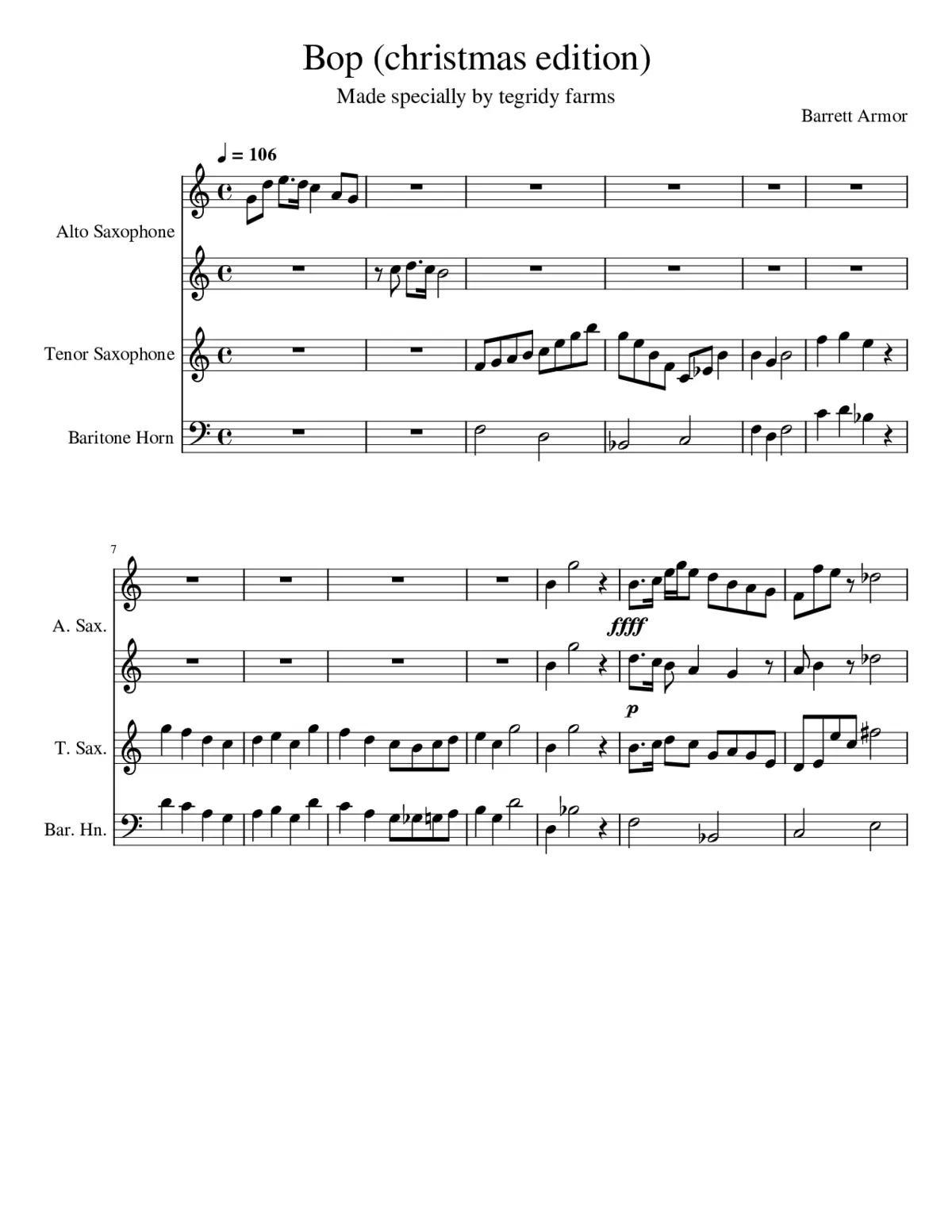 Bop (christmas edition) - Page 1