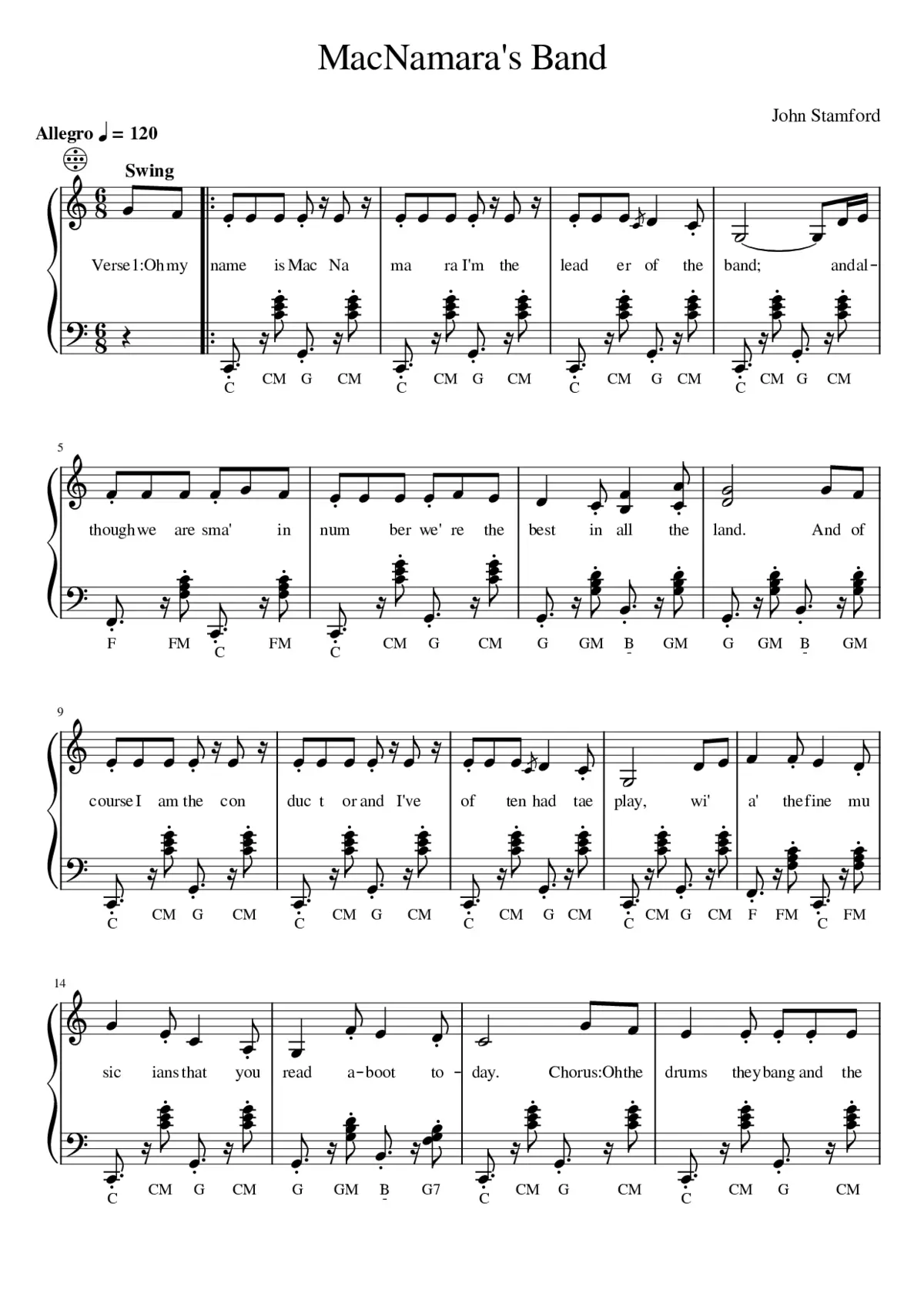 MacNamara's Band - Page 1