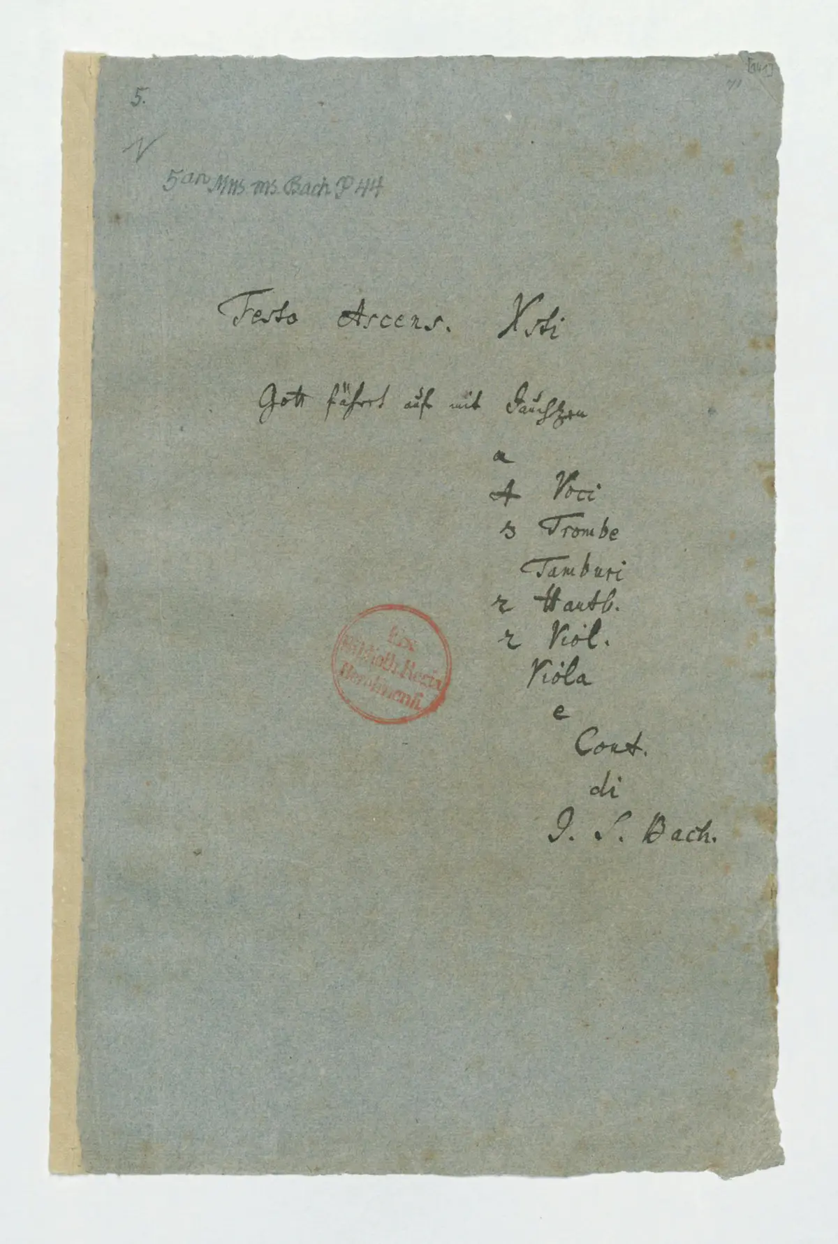 Gott fähret auf mit Jauchzen - Page 1