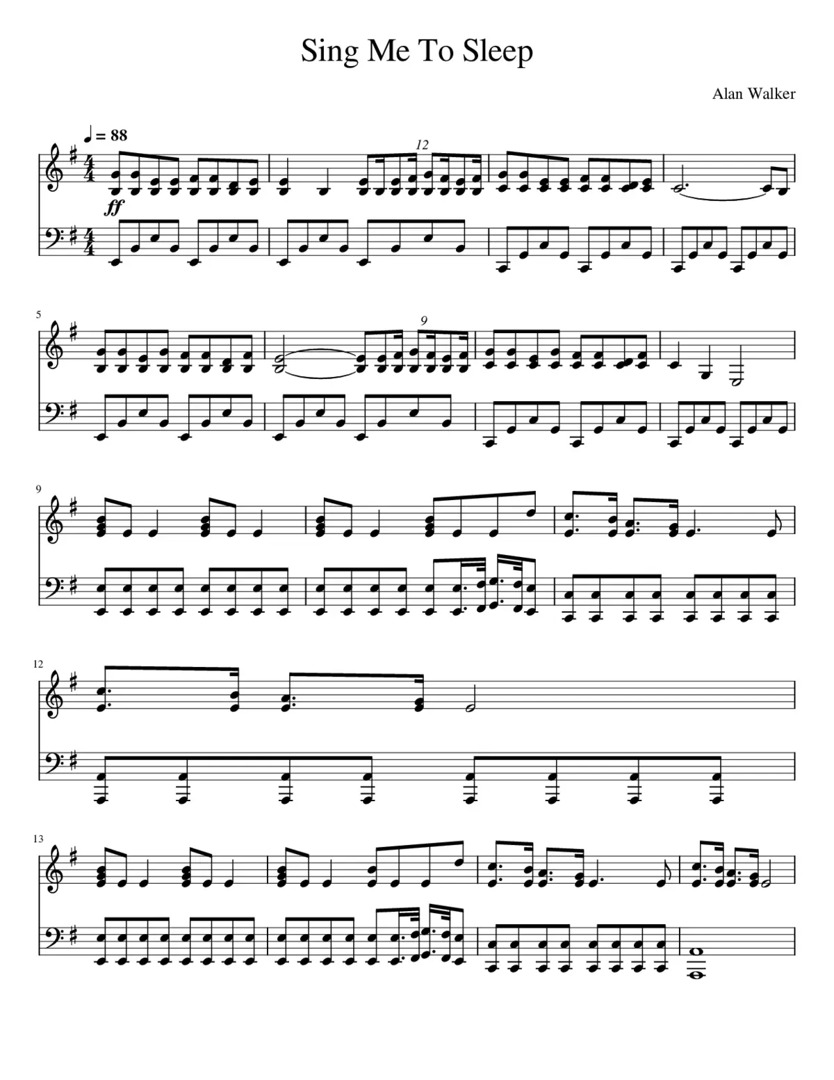 sing me to sleep - Page 1