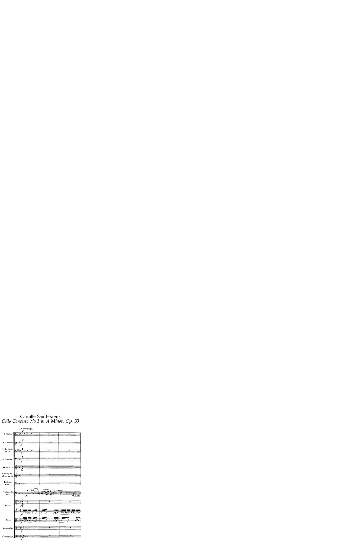 Cello Concerto No.1 - Page 1