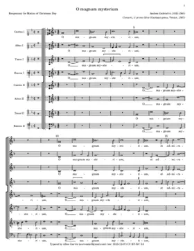 O magnum mysterium