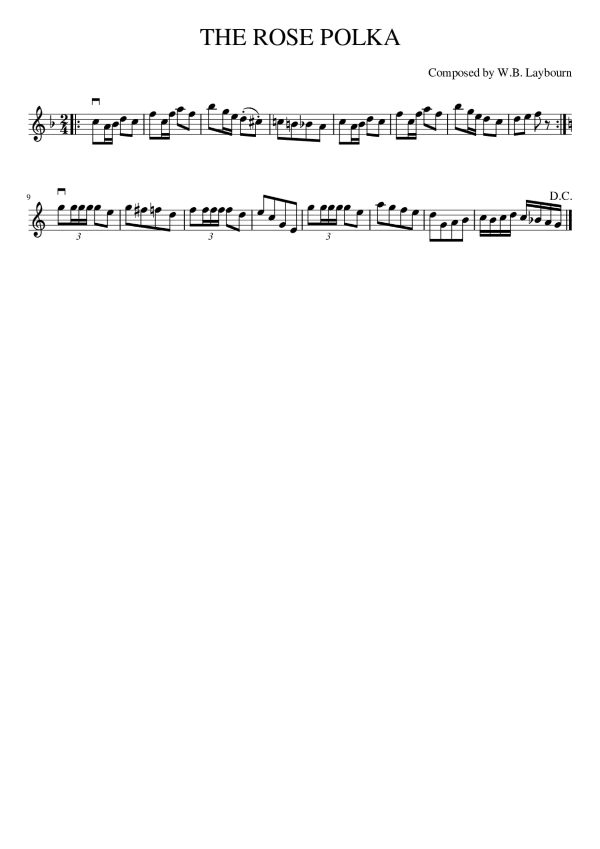 The Rose Polka - Page 1