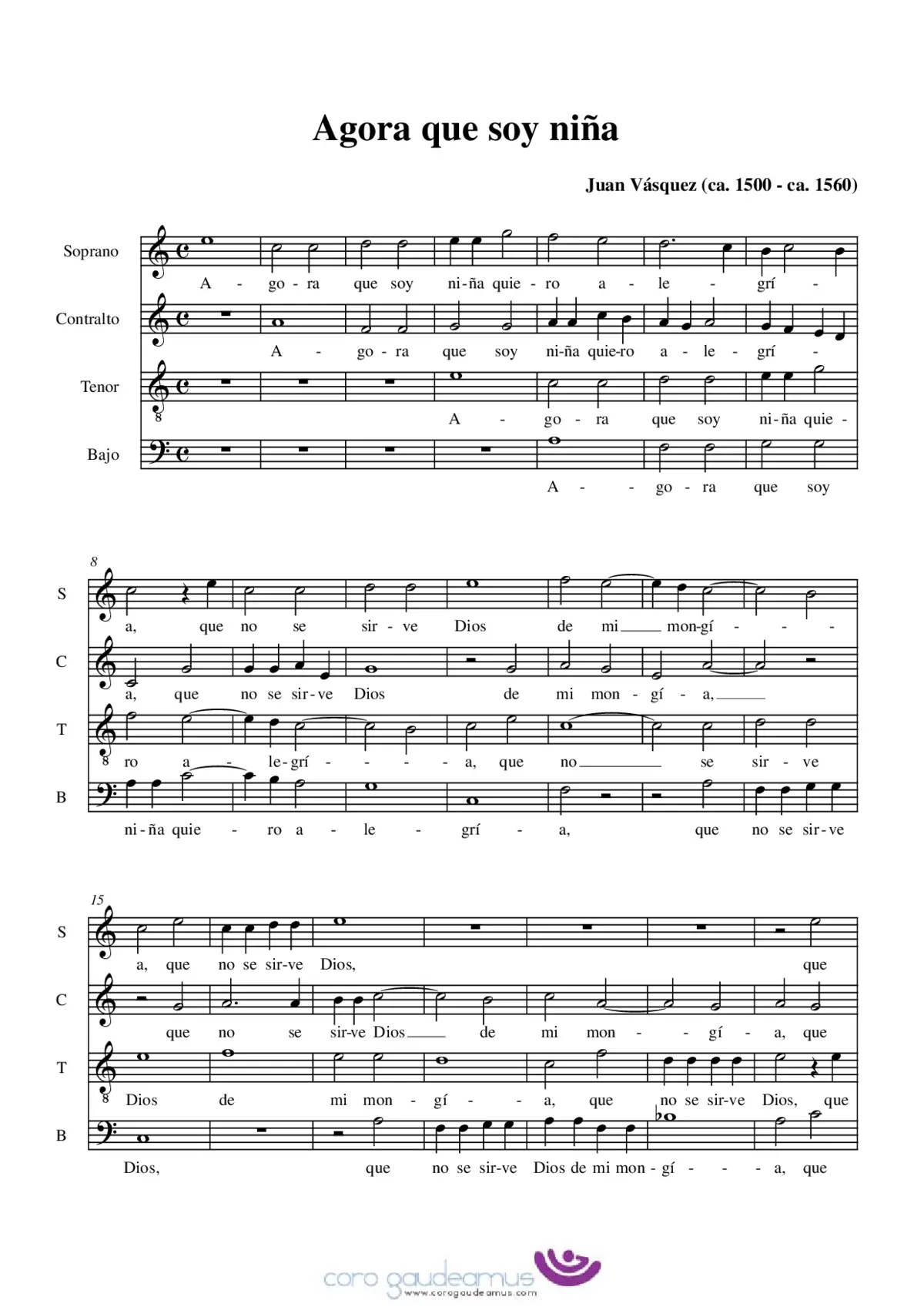 Agora que soy niña - Page 1