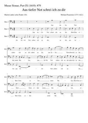 Aus tiefer Not schrei ich zu dir