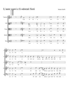 L'aure soavi e li odorati fiori