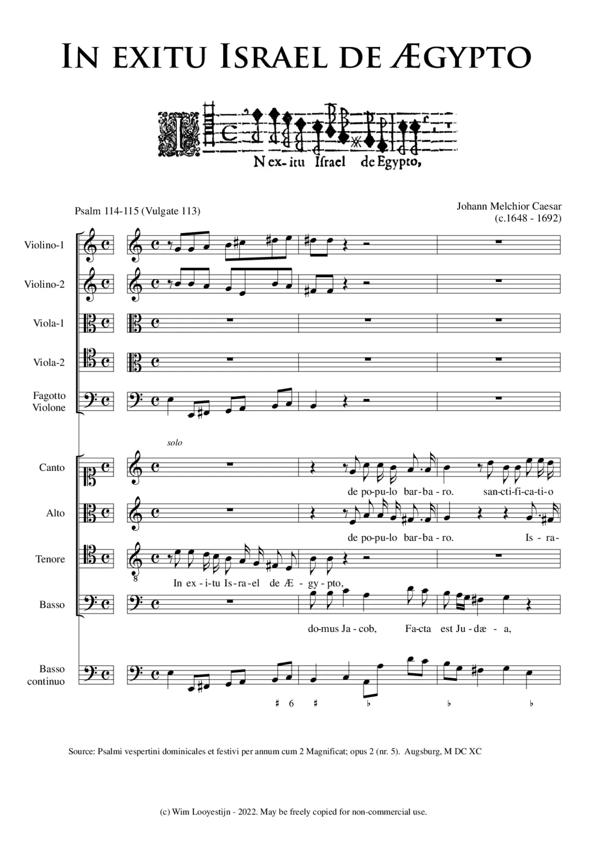 In exitu Israel - Page 1