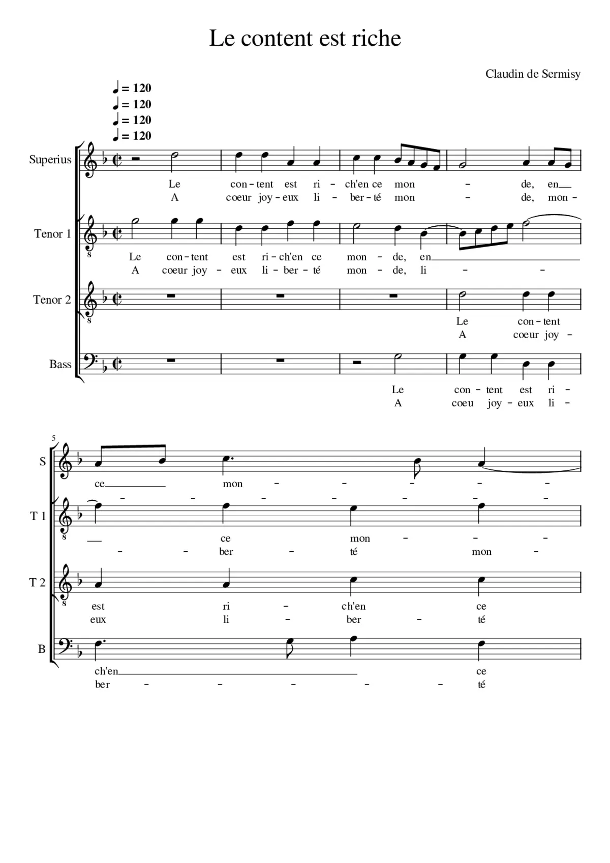 Le content est riche - Page 1