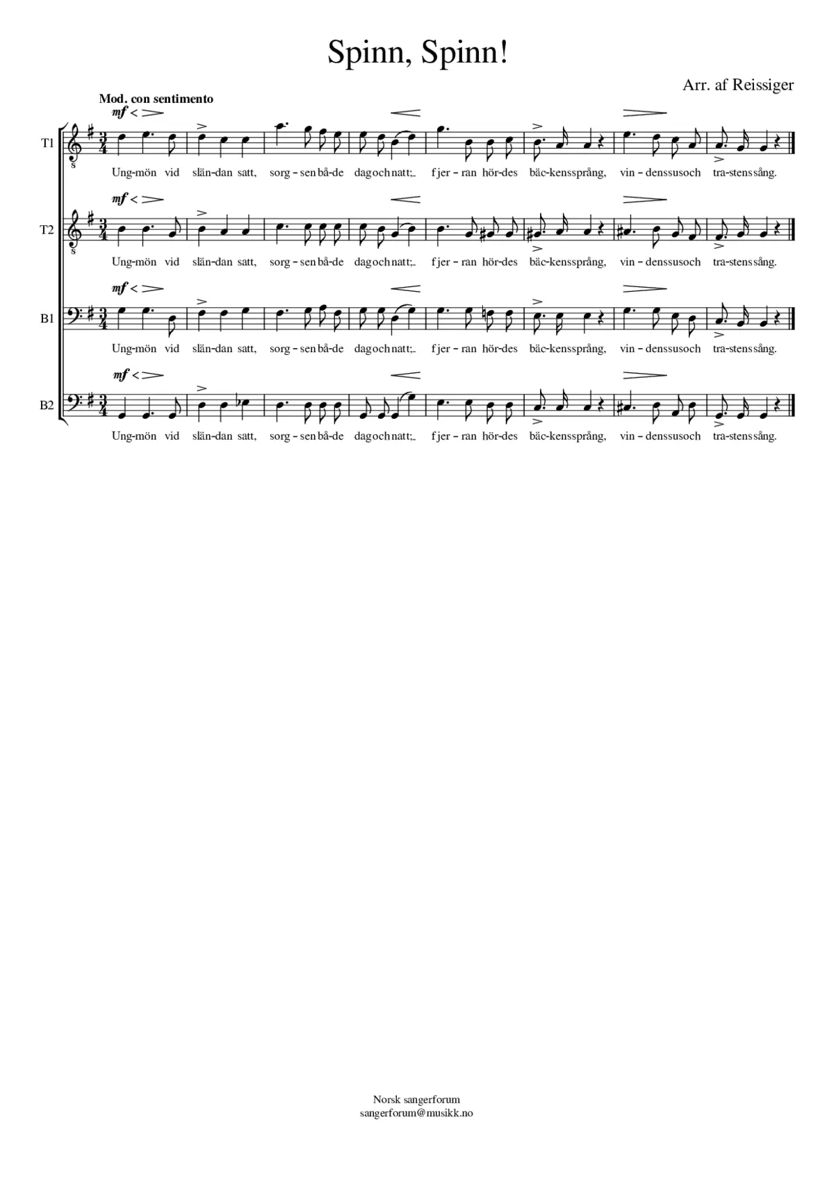 Spinn Spinn! - Page 1