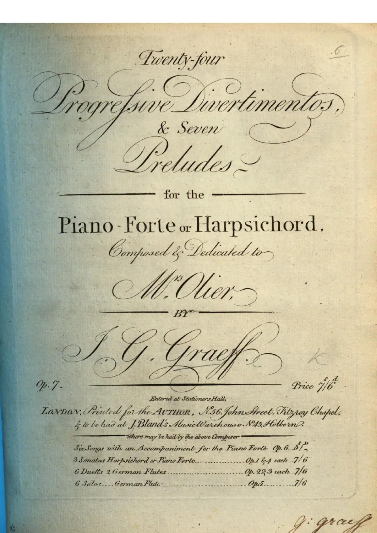 24 Divertimentos and 7 Preludes - Page 1