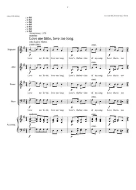 Love me little love me long