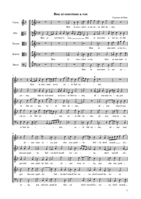 Ben si conviene a voi