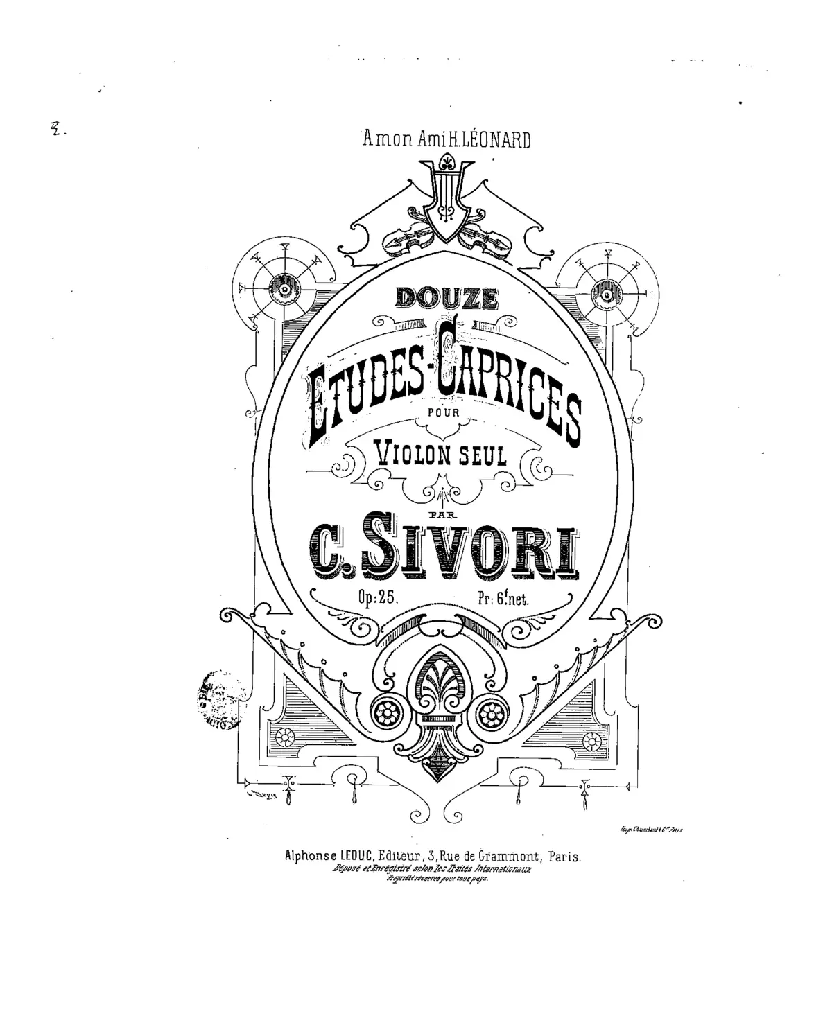 12 Caprices for Violin - Page 1